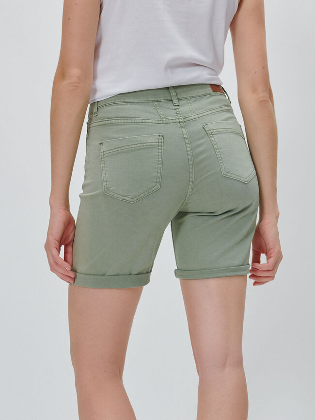 SHORT VAQUERO BÁSICO Kaki
