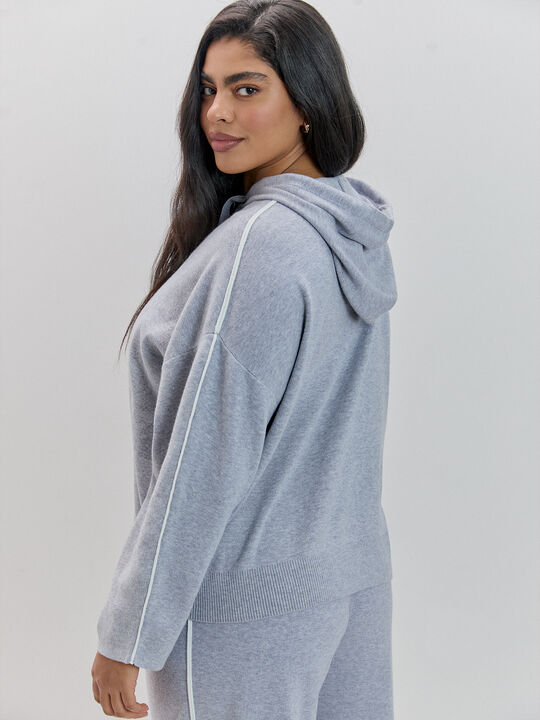 SUDADERA CONJUNTO Gris image number null