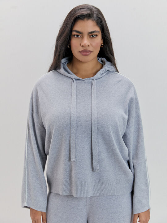 SUDADERA CONJUNTO Gris image number null