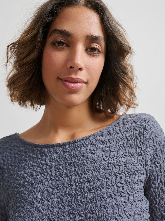 CAMISETA TEXTURA Vintage Blue