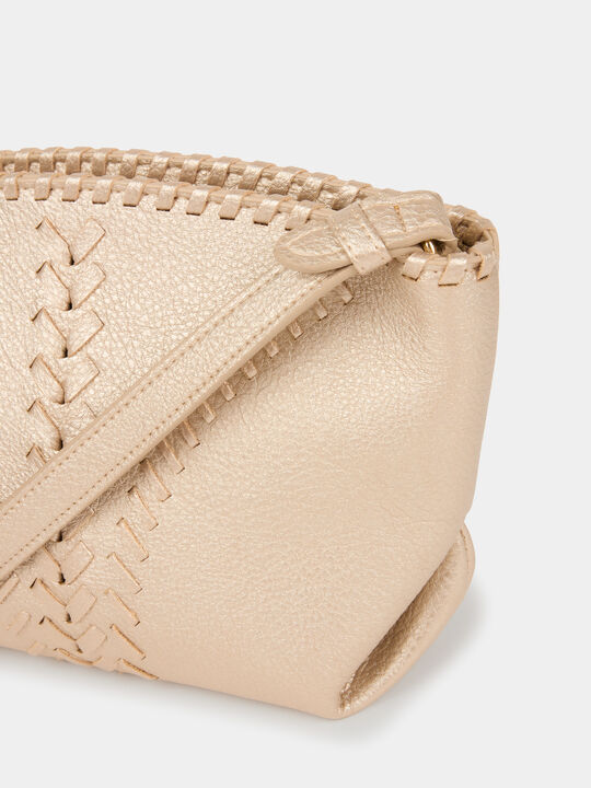 BOLSO BANDOLERA DETALLE Oro image number null