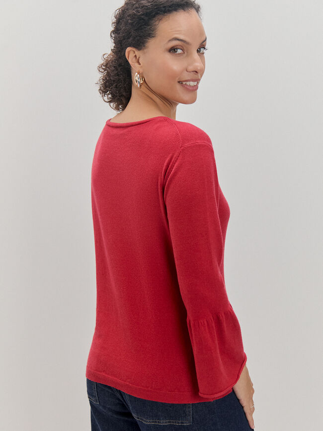 JERSEY MANGA VOLANTE Rojo Cereza