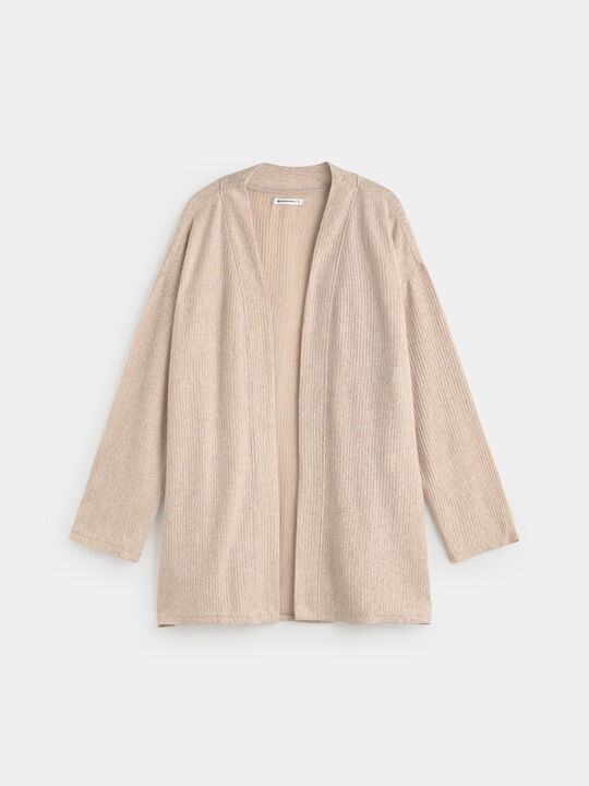 CARDIGAN LANOSO PIEDRA OSCURO image number null