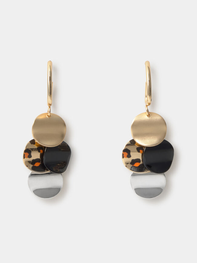 PENDIENTES CASCADA ANIMAL Multicolor