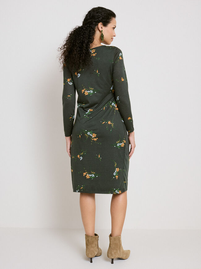 VESTIDO FRUNCES LATERALES Estampado 1