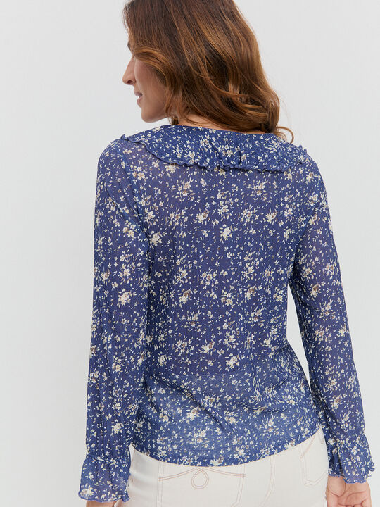 BLUSA VOLANTES Estampado 2 image number null
