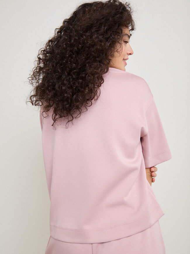 CAMISETA SCUBA M/C Rosa Pastel