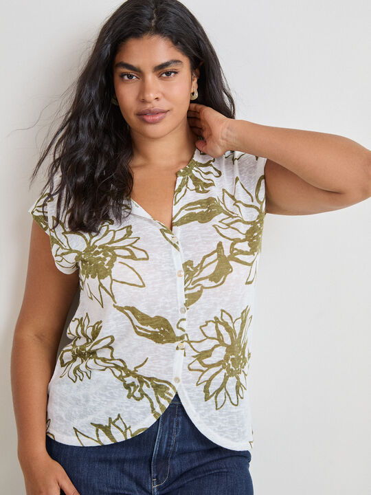 CAMISETA BOTONES Estampado 1 image number null