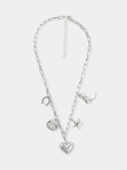 COLLAR ESTILO VAQUERO Plata image number null