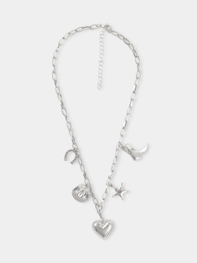 COLLAR ESTILO VAQUERO Plata