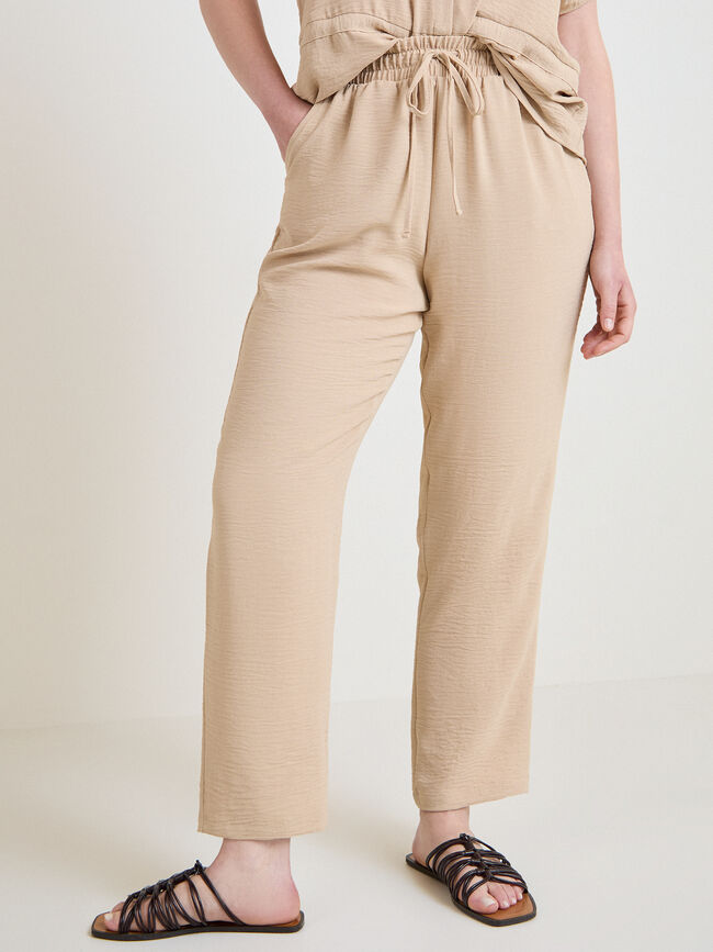 PANTAL&Oacute;N JOGGER Camel