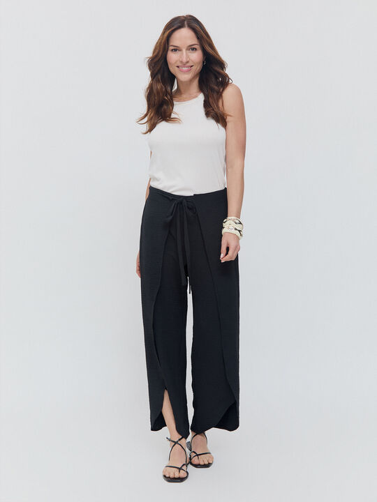 PANTALON PAREO LAZADA Negro image number null