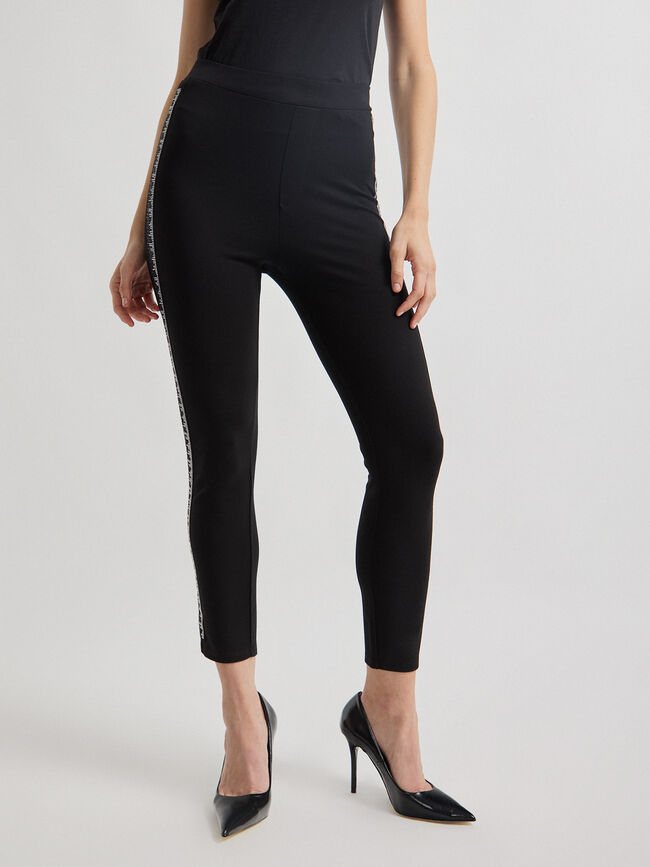 LEGGING BRILLO LATERAL Negro