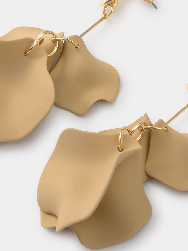 PENDIENTES PETALOS Oro