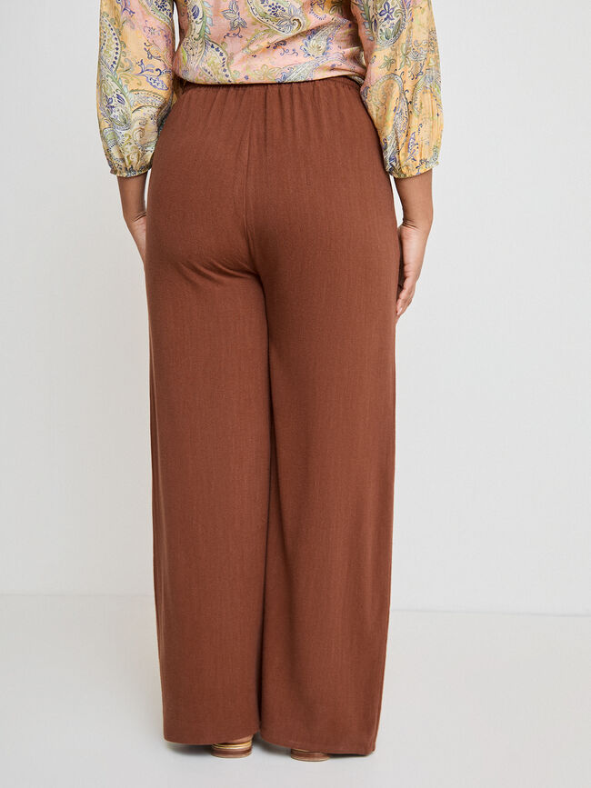 PANTAL&Oacute;N R&Uacute;STICO LARGO Trufa