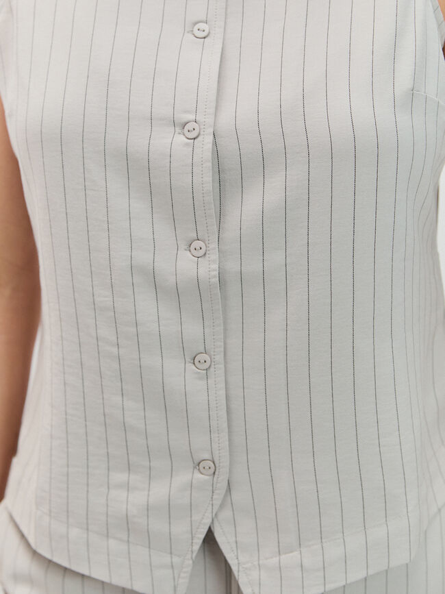 CHALECO CUELLO REDONDO Hielo