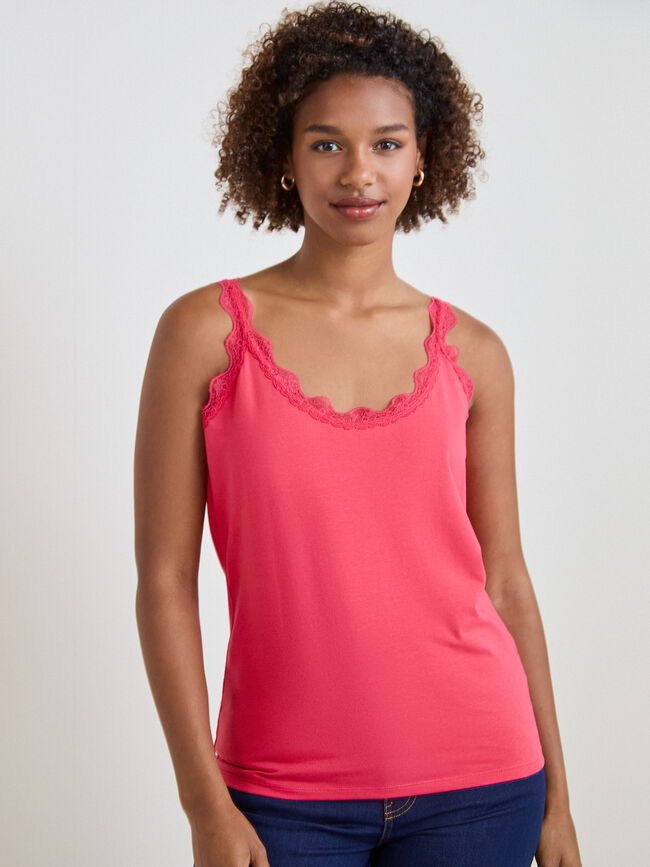 TOP LENCERO Frambuesa