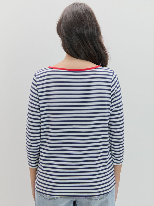 CAMISETA RAYAS CORAZ&Oacute;N Rayas 1 image number null