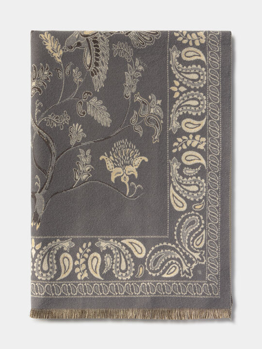 BUFANDA DISEÑO BANDANA Gris image number null