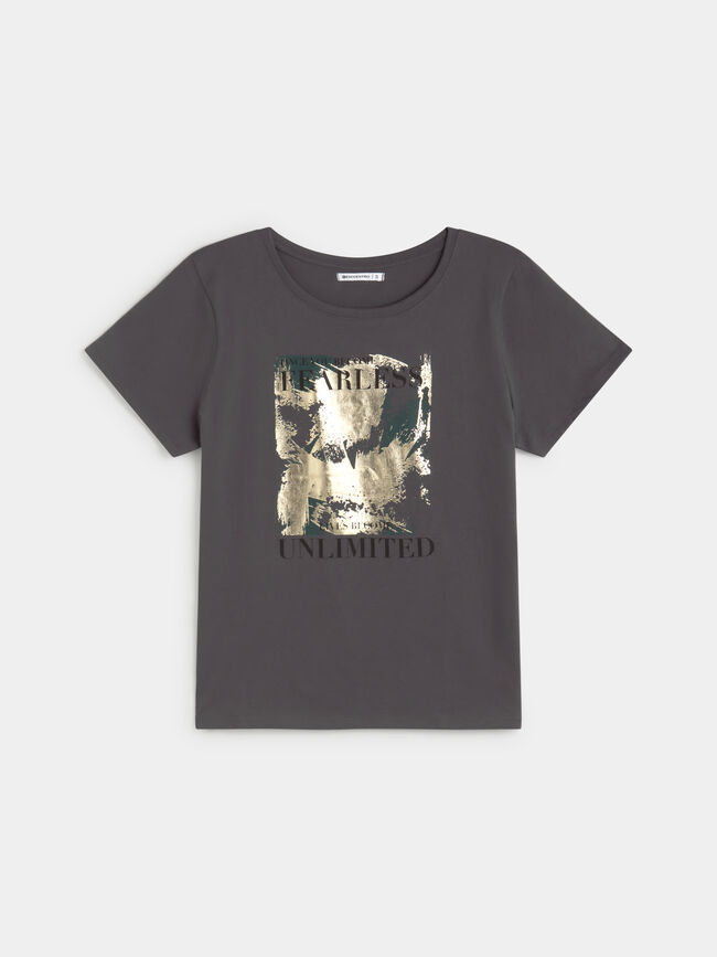 CAMISETA POSICIONAL ARTE Gris Oscuro