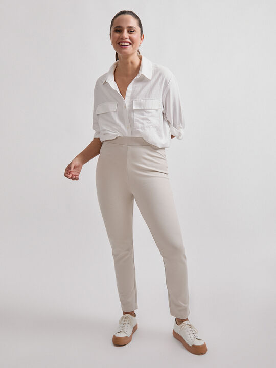 LEGGING PUNTO ROMA Crudo image number null