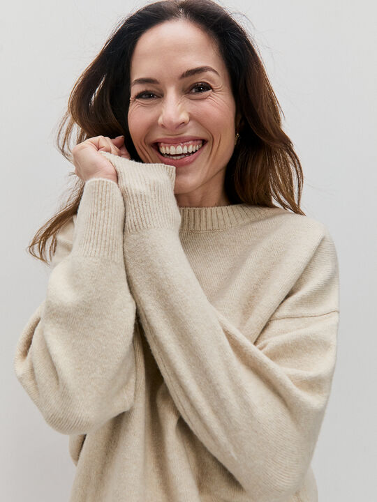 JERSEY CUELLO REDONDO Camel image number null