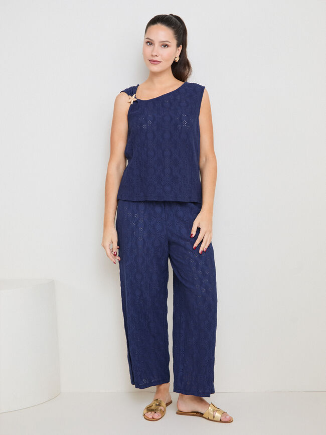 PANTALON CONJUNTO JOYA Azul Noche