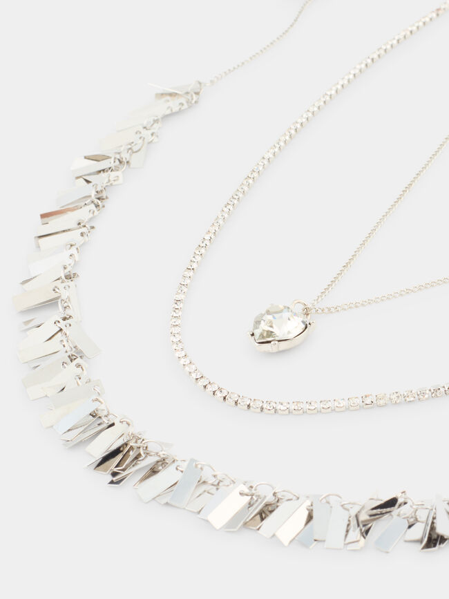 PACK COLLARES COMBINADOS Plata