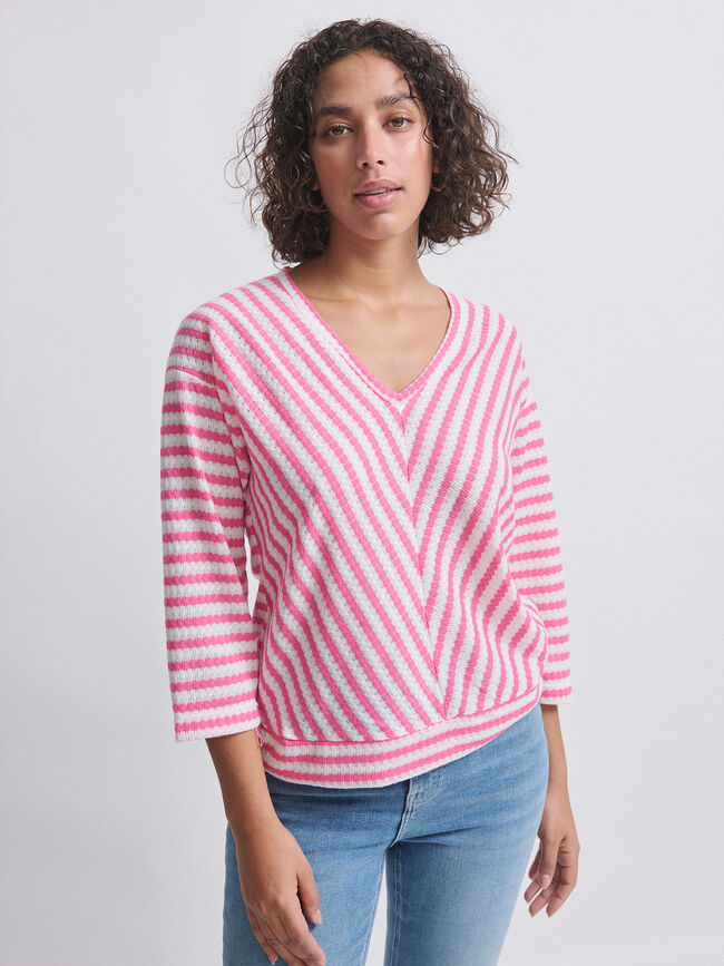 JERSEY RAYAS Fucsia