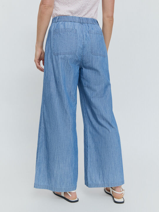 PANTALON CULOTTE Mid blue image number null