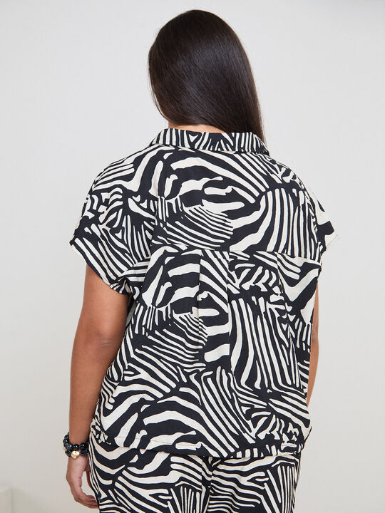 CAMISA BAJO TUNEL Negro image number null