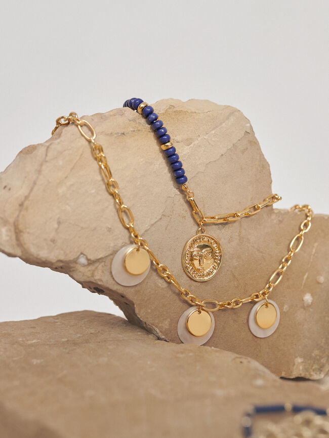 Collares combinados Oro Viejo