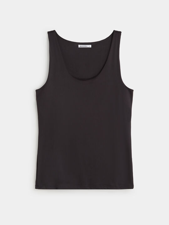 CAMISETA TIRANTE ANCHO Negro image number null