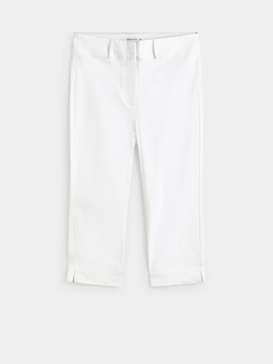 PANTAL&Oacute;N CAPRI Blanco Optico image number null