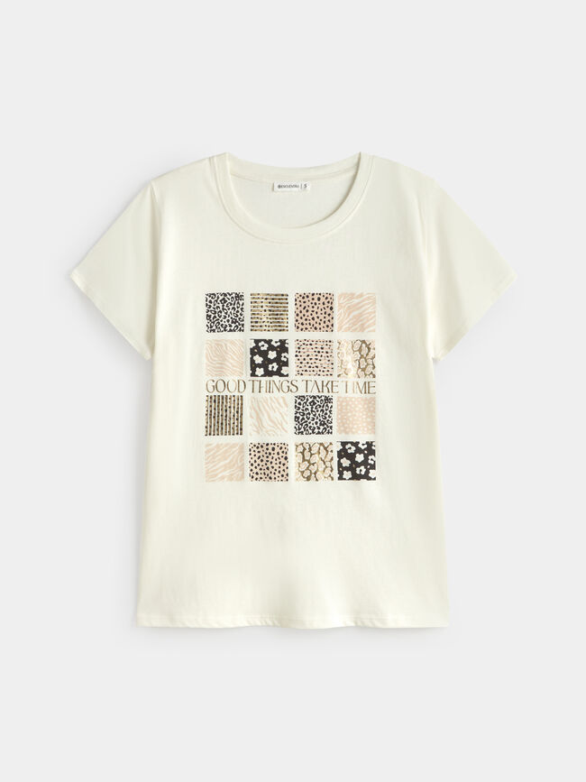 CAMISETA POSICIONAL ANIMAL Crudo