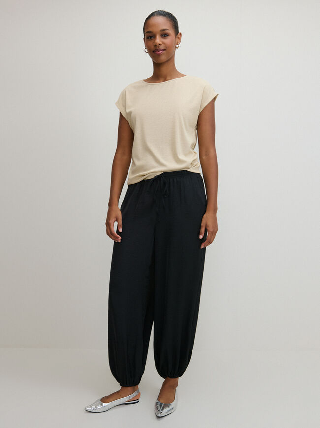 CAMISETA M/SISA CANAL&Eacute; LUREX Oro