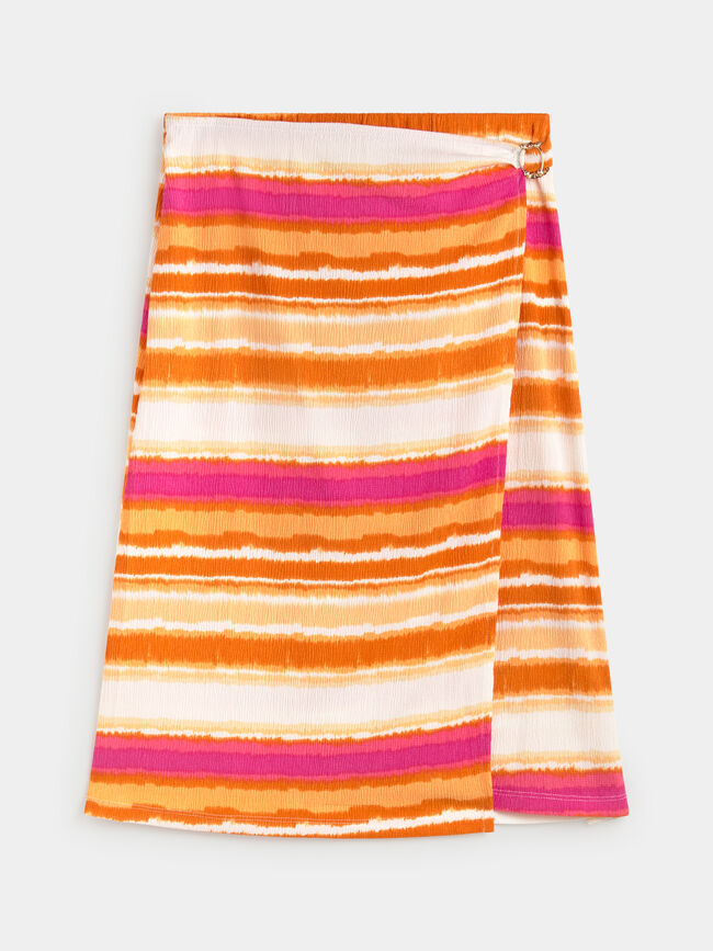 FALDA CONCHA OMBR&Eacute; Estampado 1
