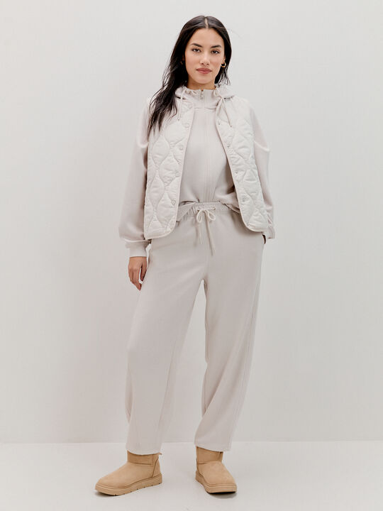 CHALECO ACOLCHADO Crudo image number null