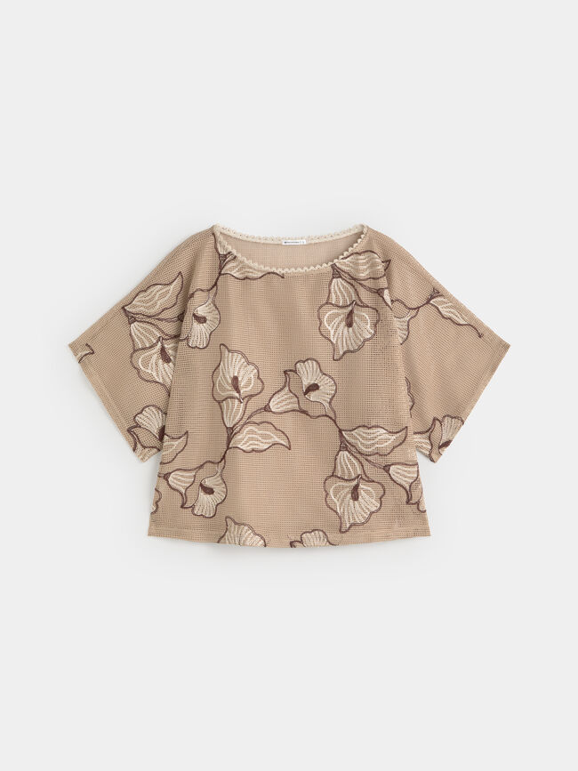 CAMISETA CALAS Marron