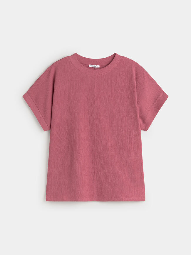 CAMISETA TEXTURA ROSA VINTAGE
