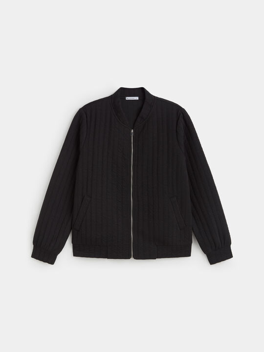 CHAQUETA BOMBER Negro image number null