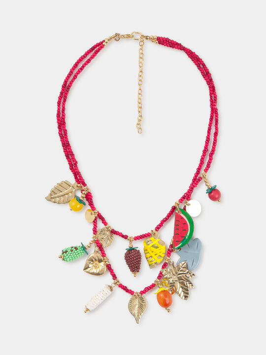 COLLAR DETALLE FRUTAS Multicolor image number null