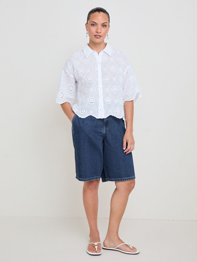 BERMUDA ANCHA Dark blue