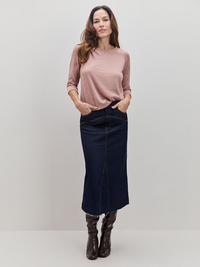 JERSEY CUELLO BARCA Rosa Polvo