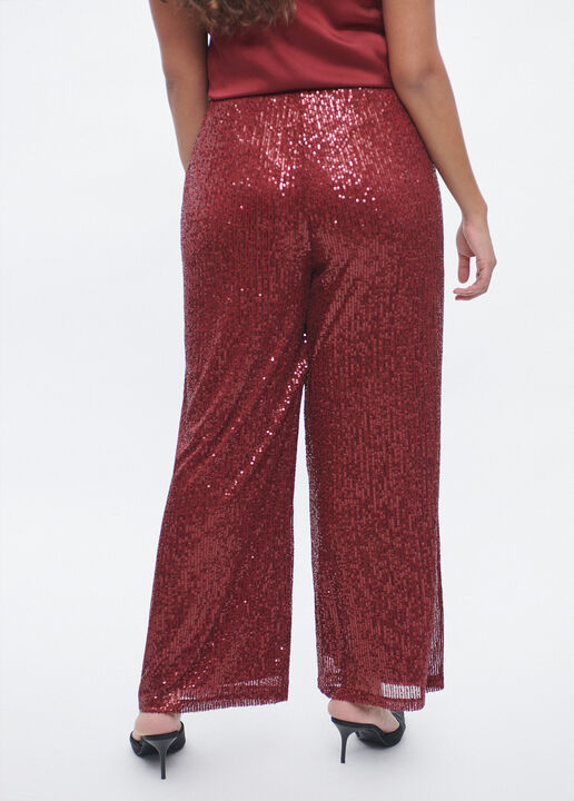 PANTALÓN LENTEJUELAS Granate image number null