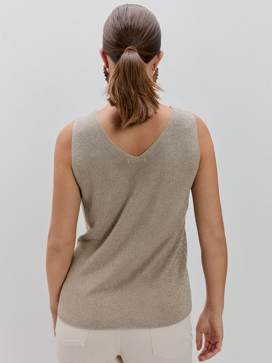 TOP BRILLANTE Beige image number null