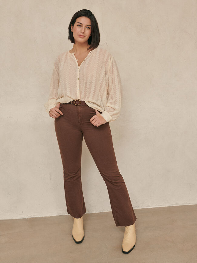 Blusa botones frunce Encuentro Moda PEN |22.99 EUR