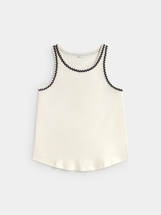 TOP FORNITURA Blanco Hueso