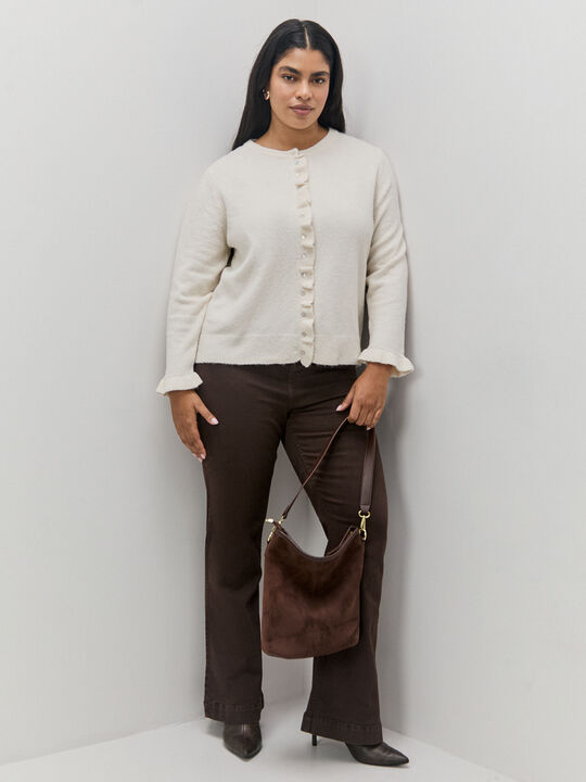 CARDIGAN RUFFLE Crudo image number null