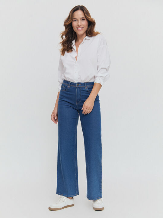 WIDE LEG BÁSICO Baby Blue image number null